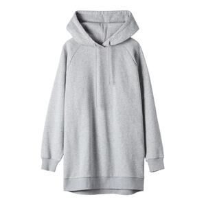 TNA Sweater Dress Women Size 1 Small Gray Venta Hoodie Oversized Cozy Sweatshirt